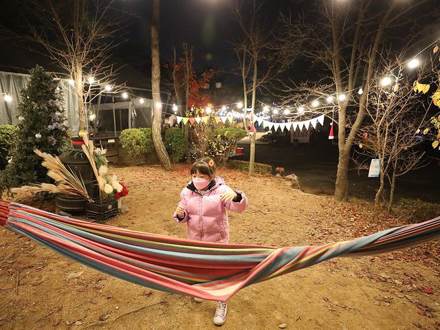 용인 카라반베이 아이들과 즐거운 시간