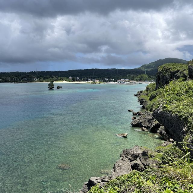 万座毛を観光