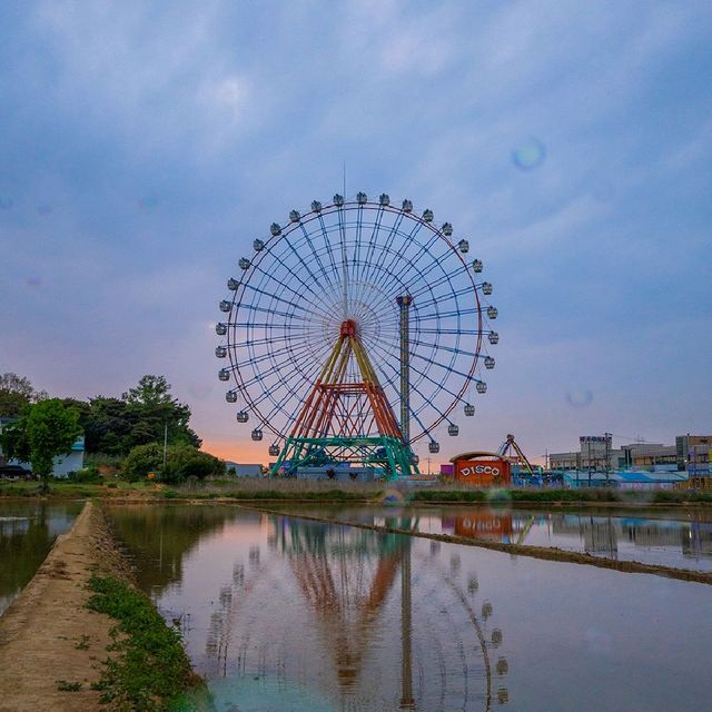 일몰, 야경맛집 삽교호 놀이동산