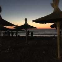 Beautiful beach in southern Romania 