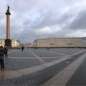 winter palace at st.peterburg russia