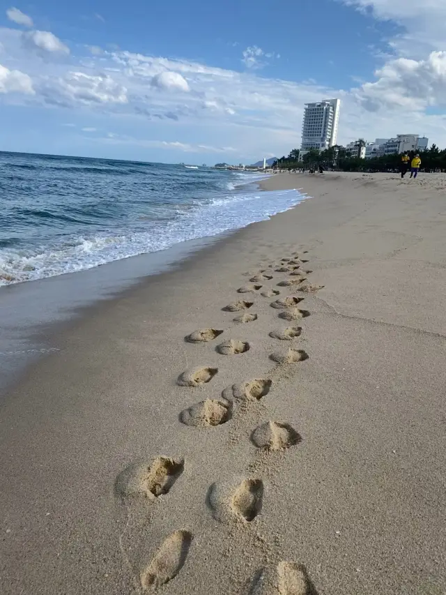 Famous beach inside of the city