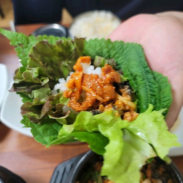 거창여행가면 꼭 먹어야하는곳 왕우렁쌈밥삼겹살정식