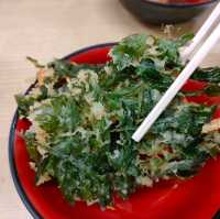 【大阪  東大阪】名物よもぎの天ぷら✨