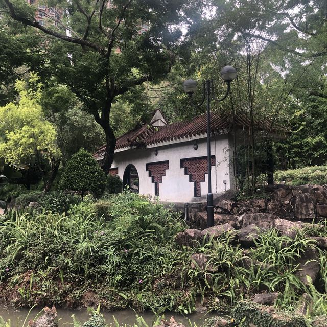 環境舒適嘅市鎮公園