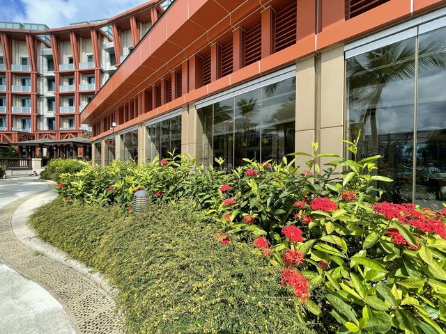 Resort greenery