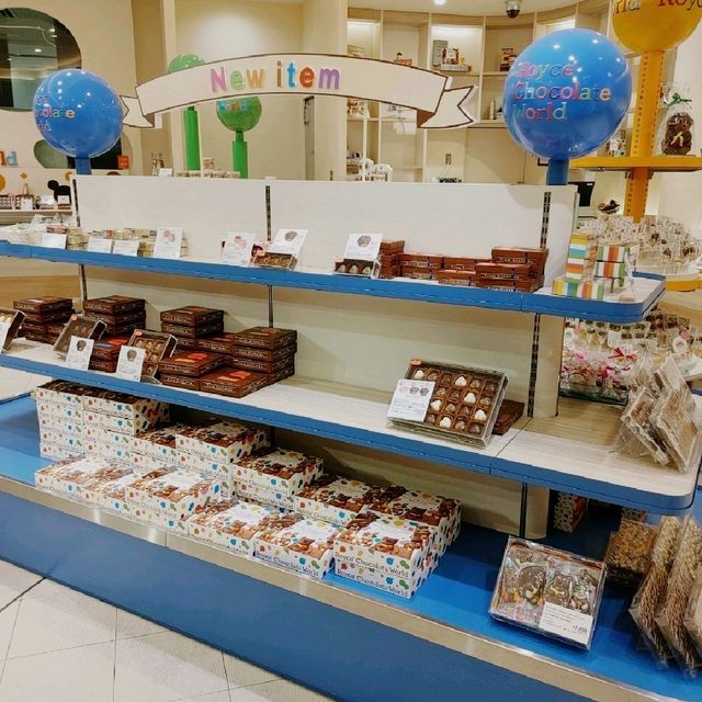ROYCE'　夏の新商品　新千歳空港3階　チョコレートワールド
