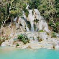 Breathtaking waterfalls in Laos 