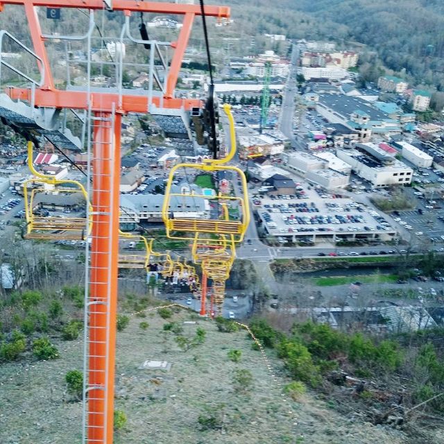 on the Skylift in Gatlinburg 