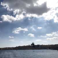 Water is always blue here in Sliema, Malta