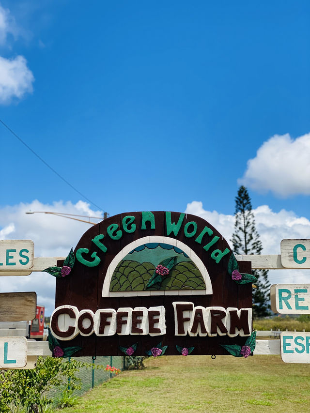Oahu Green World Coffee Farm