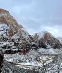 Go to Zion National Park for hiking and exploration.