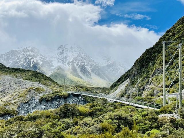 New Zealand hiking check-in point