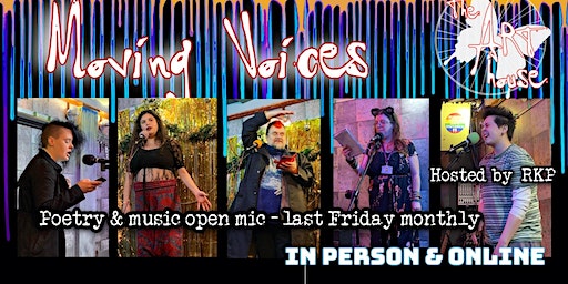 Moving Voices open mic January 2024 - Special guest TBC | The Art House Southampton CIC