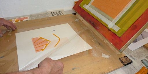 Printmaking workshops - Silkscreen using stencils | John Howard Print Studios