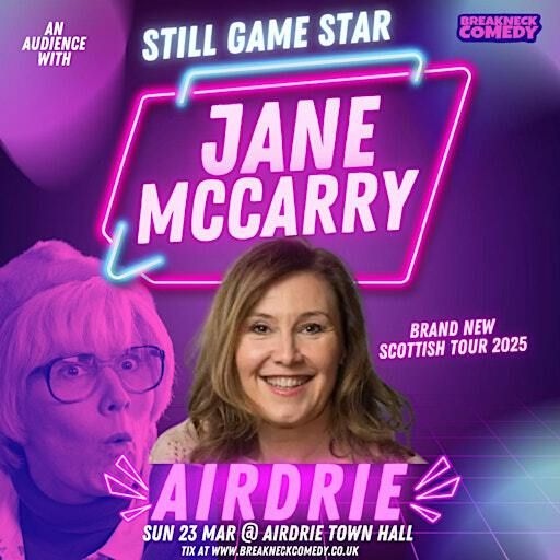 JANE MCCARRY : Live | Airdrie Town Hall