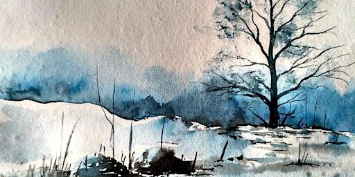 Watercolour Landscapes Art Flow Workshop | For Flux Sake Studio