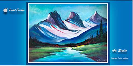 Paint Night- Three Sisters | Paint Escape Studio