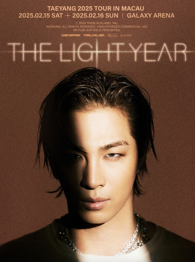 太陽演唱會2025澳門場｜TAEYANG 2025 TOUR [THE LIGHT YEAR] IN MACAU｜演唱會 | 銀河綜藝館