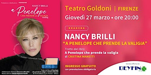 Nancy Brilli "A Penelope che prende la valigia" | Teatro Goldoni