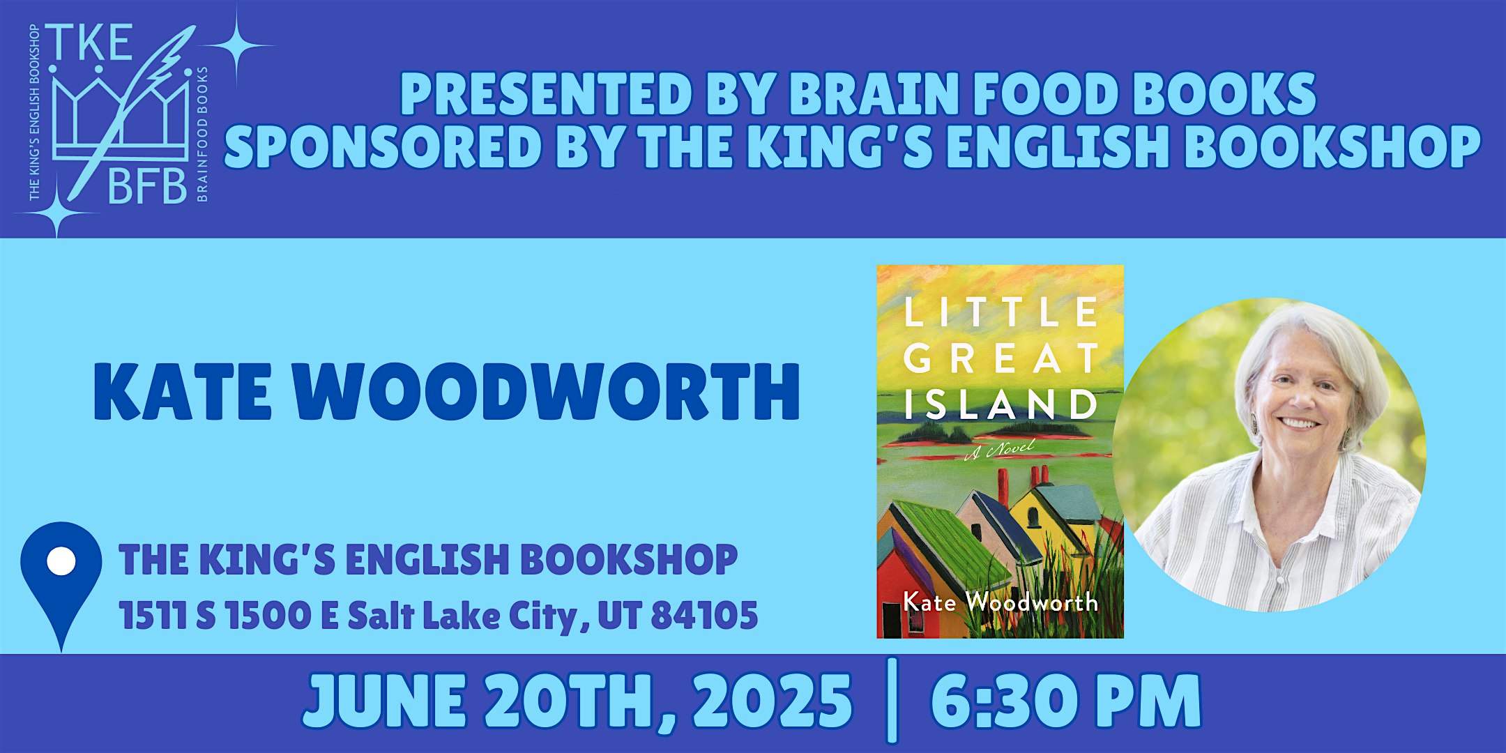 Kate Woodworth | Great Little Island | The King's English Bookshop