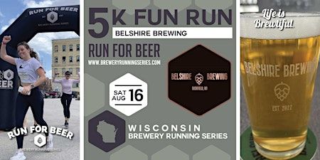 5k Beer Run x Belshire Brewing | 2025 Wisconsin Brewery Running Series | Belshire Brewing Company