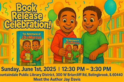 The Adventures of JD & Marcus Book Release | Fountaindale Public Library District