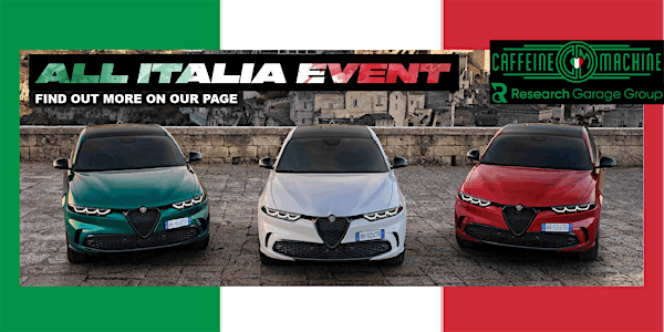 All Italia Event Convoy To Caffeine & Machine The Hill | Alfa Romeo/Jeep Research Garage Nuneaton