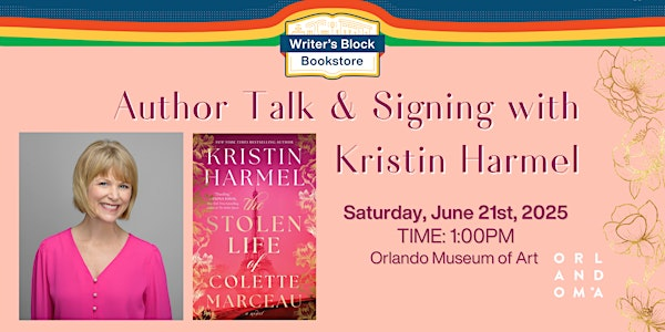 Author Talk & Signing with Kristin Harmel! | Orlando Museum of Art