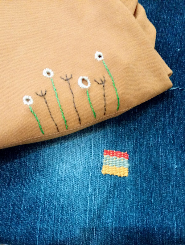 Creative Repair (Visible Mending) workshop Durham | The Weigh To Shop