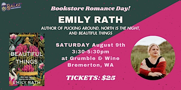 Bookstore Romance Day with Emily Rath | Grumble and Wine