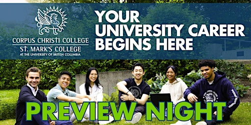 Preview Nights at Corpus Christi & St. Mark's College at UBC Oct 14, Nov.13 | Corpus Christi-St. Mark's at UBC