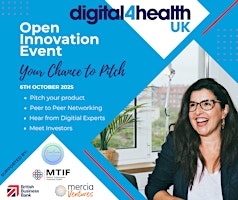 Open Innovation Event | Medical Technologies Innovation Facility (MTIF)