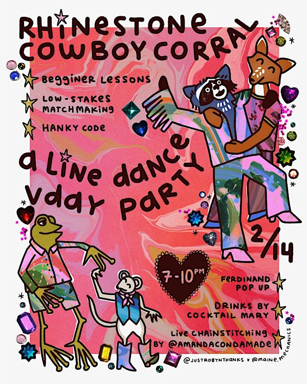 Rhinestone Cowboy Corral | Line Dance Party | Mechanics' Hall