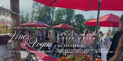 Vines & Vogue – A Fashion Show at Summerhill | Summerhill Pyramid Winery