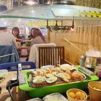 冬日暖笠笠去食游水蝦BBQ