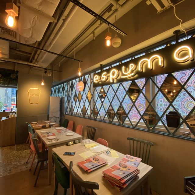 Hot Espuma Spanish restaurant in TST Hot Espuma Spanish restaurant in TST