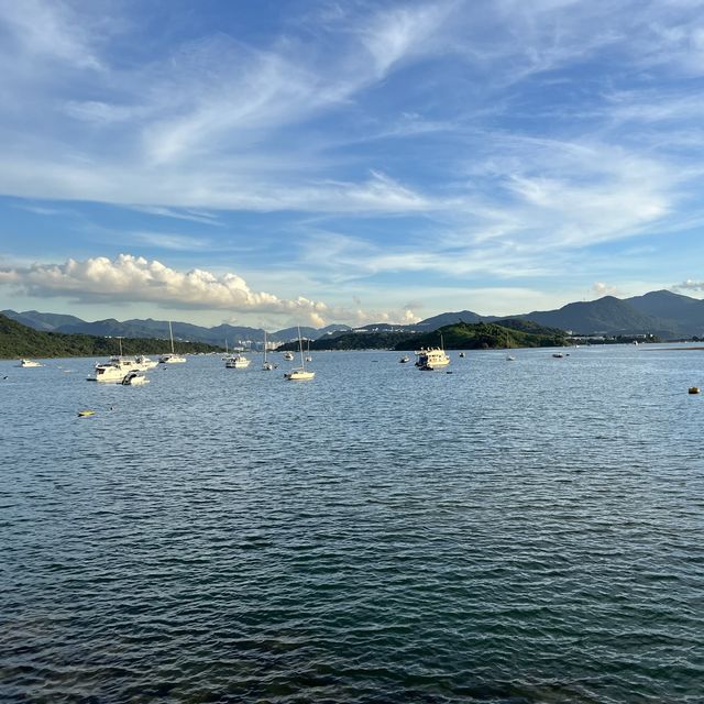 藍天白雲，無敵海景！