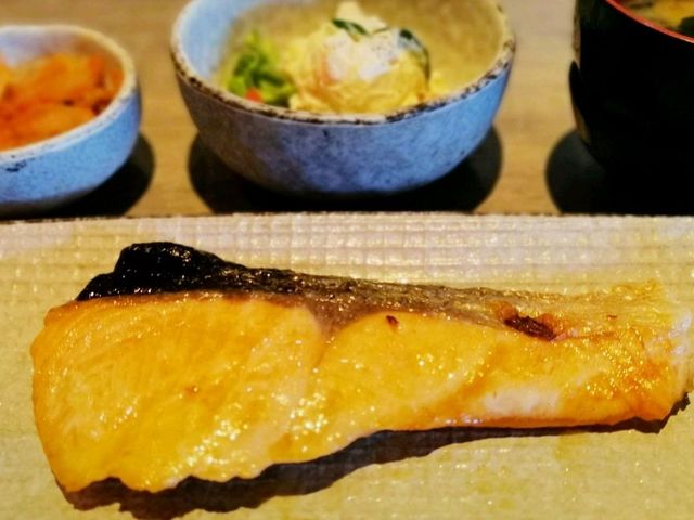 Grilled Salmon at Zen Restaurant 🐟