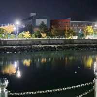 Samhyangcheon river at nightfall