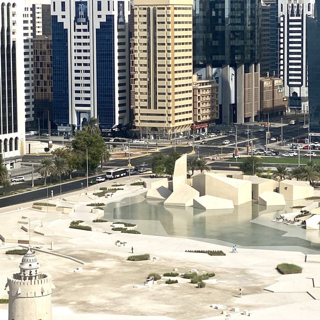 Skyscrapers @ Abu Dhabi open balcony view 