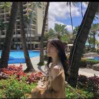#인생사진 을호텔베란다에서 #hawaii