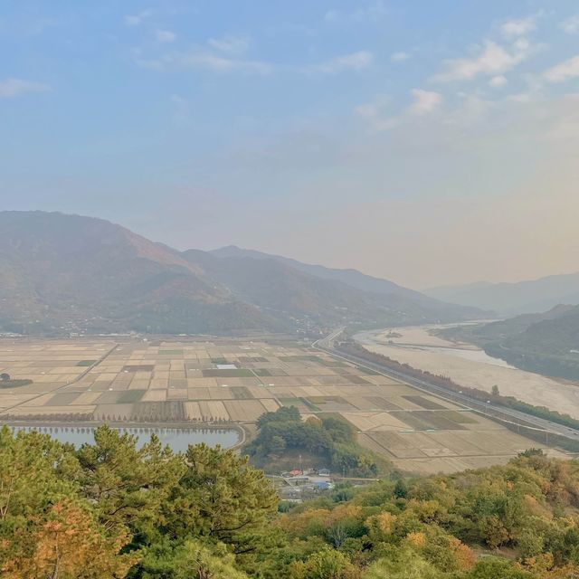 하동 풍경을 한눈에 볼 수 있는 스카이워크 전망대🏞️