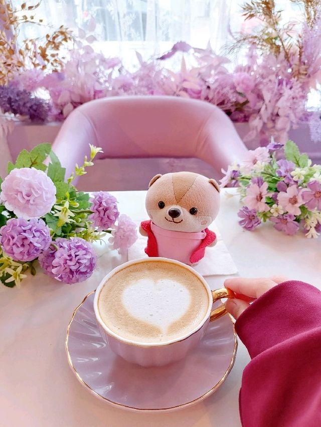 太子 | Purple Cafe | 打卡紫色花花咖啡店☕