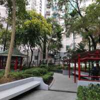 中式公園放電去