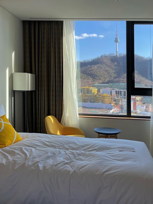 남산뷰가 보이는 명동 롯데L7 호텔🏰