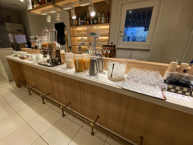 『ビストロ アトリ』で朝食ビュッフェ。『福岡東映ホテル』