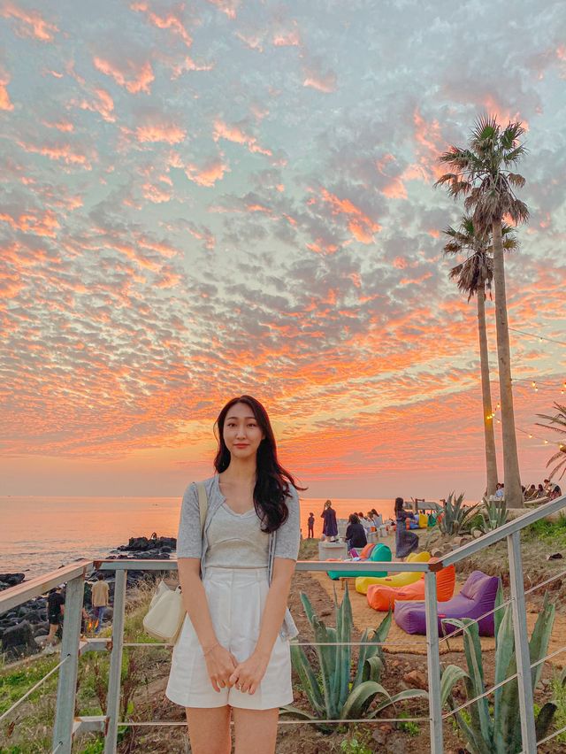한담해안산책로에서 보는 미친 선셋