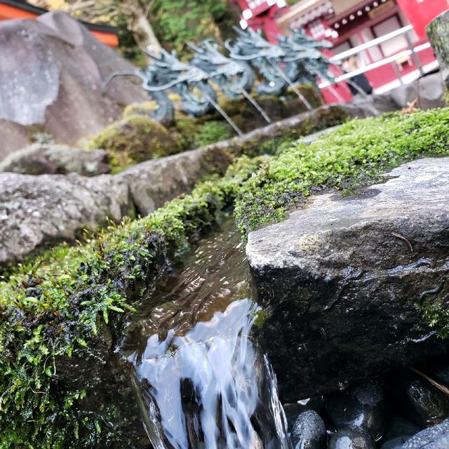 【箱根神社】成就水盤