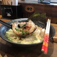 屋邨商場高質拉麵店🍜裝修滿佈可愛貓咪🐱